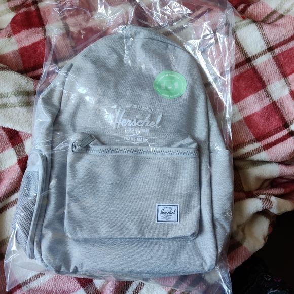 Herschel Settlement Sprout Diaper Bag - Light Grey Crosshatch - Picture 6 of 9